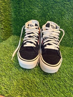 Vans Unisex Black and White Paradoxical  High-Top Stackform Tie-Die m 4.5. W 6